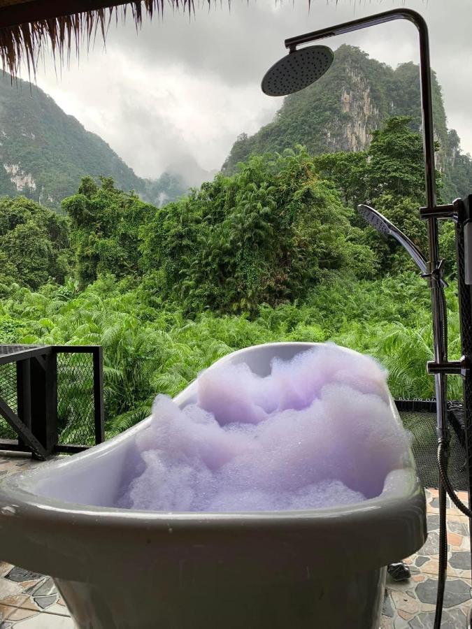 Отель Bridge Hill Cafe Glamping Khao Sok National Park Экстерьер фото