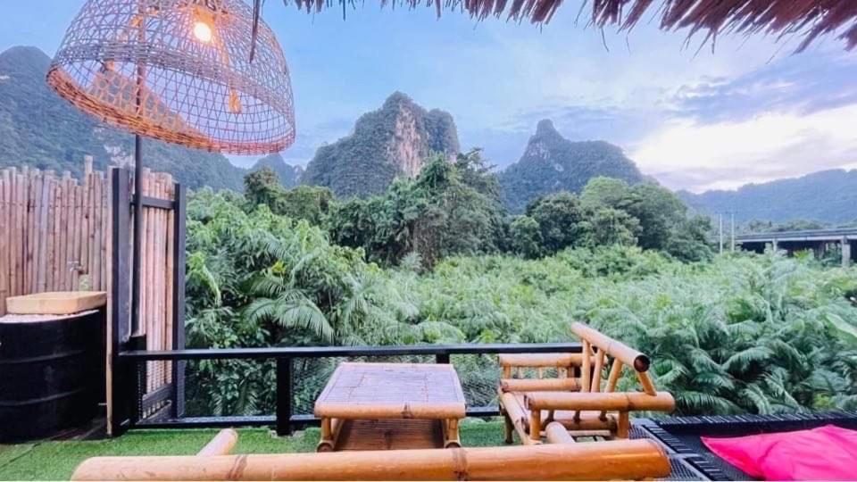 Отель Bridge Hill Cafe Glamping Khao Sok National Park Экстерьер фото