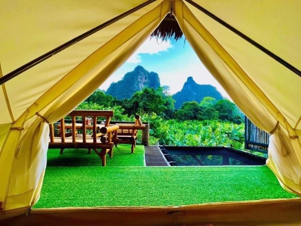 Отель Bridge Hill Cafe Glamping Khao Sok National Park Экстерьер фото