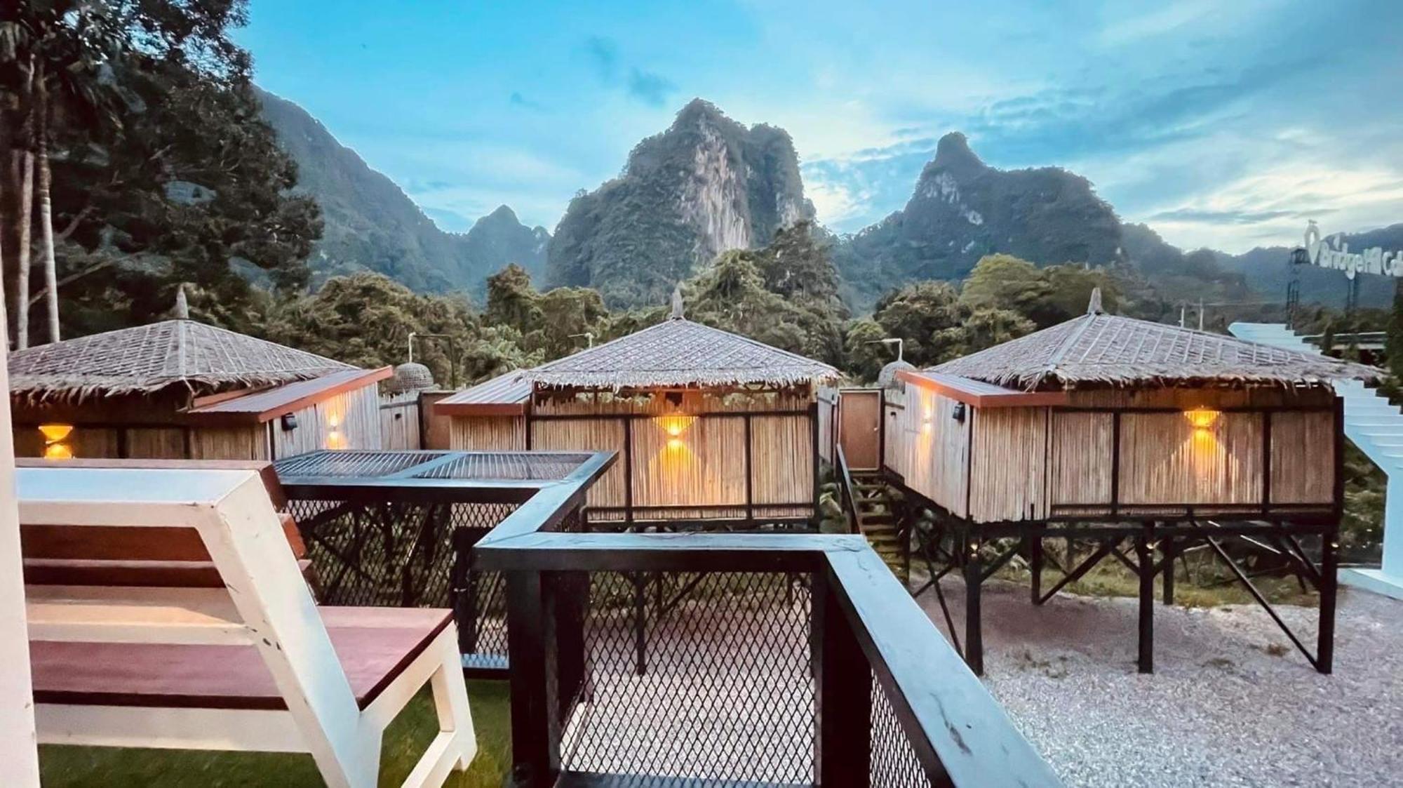 Отель Bridge Hill Cafe Glamping Khao Sok National Park Экстерьер фото